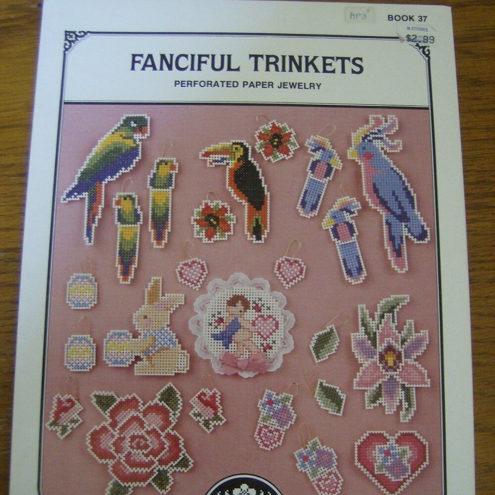 Fanciful Trinkets Perforated Paper Jewelry Cross Stitch Patterns Book 37